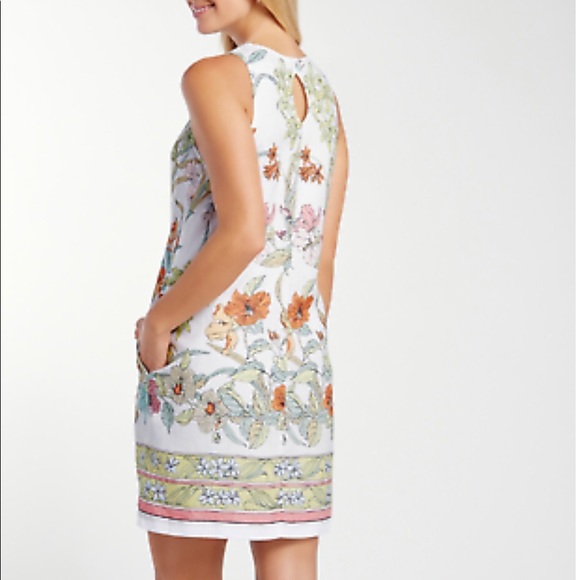 Tommy Bahama Paint By Rumba Linen Shift Dress - Picture 2 of 6